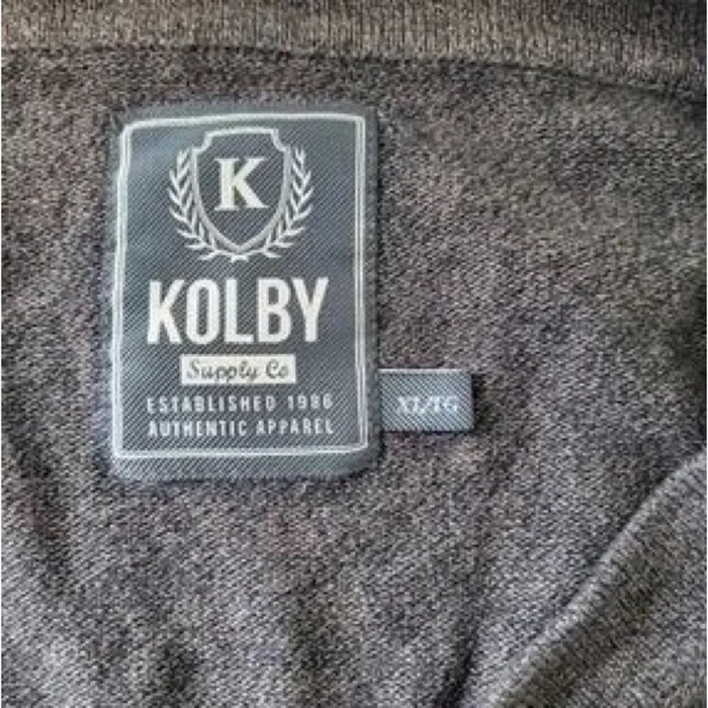 Men's Gray V-Neck Button Cardigan Sweater - Picture 4 of 6